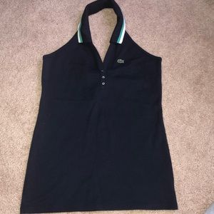 Brand new navy Lacoste polo halter size 36